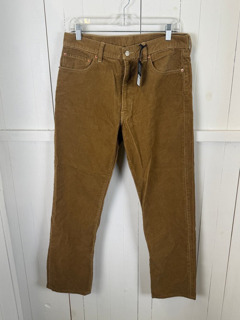 Buck Mason Men's Brown Cotton Dress Pants Size 32x30 NWT